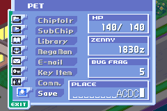 Mega Man Battle Network 3 White Version