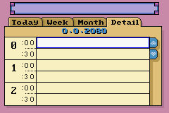 Personal Data Assistant for Gameboy Advance