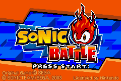 2 in 1 - Sonic Advance & Sonic Battle