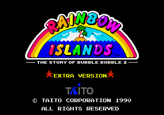 Rainbow Islands Extra