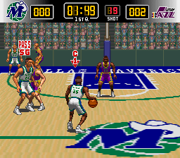 NBA Jikkyou Basket Winning Dunk